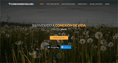 Desktop Screenshot of conexiondevida.org